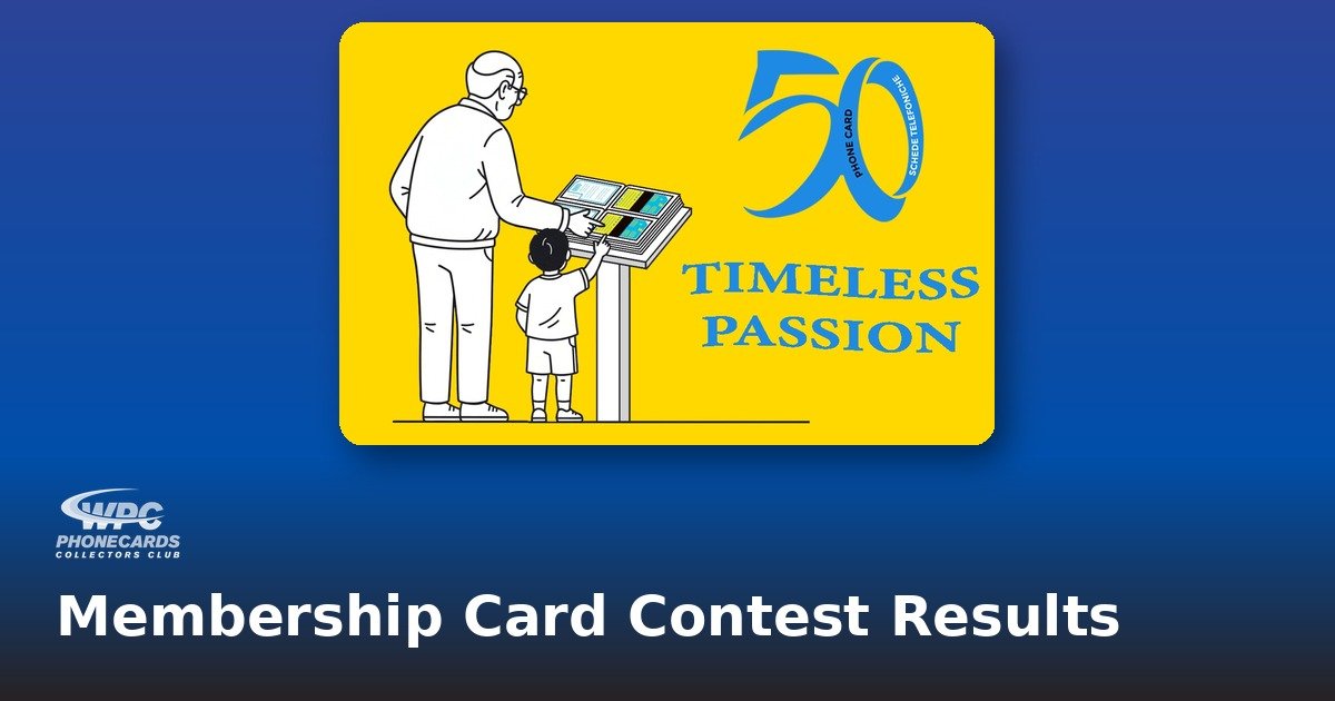 Timeless Passion, le design gagnant de la Membership Card WPC Club 2026 de Matteo Pasqual