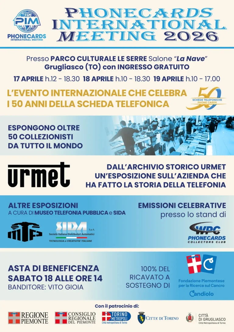PIM - Phonecards International Meeting Locandina