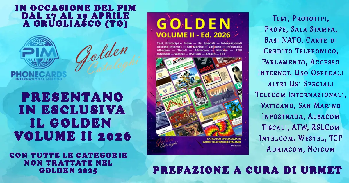 Catalogo Golden 2026 e PIM - Cover