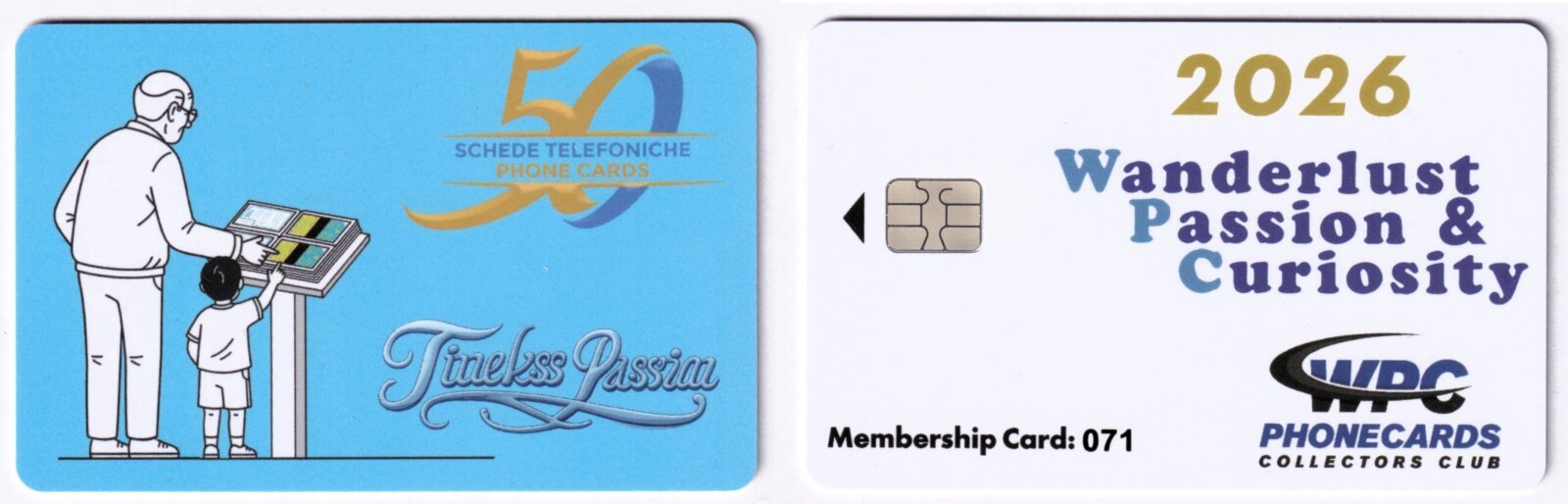 WPC Club 2026 Membership Card, one of the exclusive member benefits, included with every WPC Club membership, limited to 299 numbered copies
