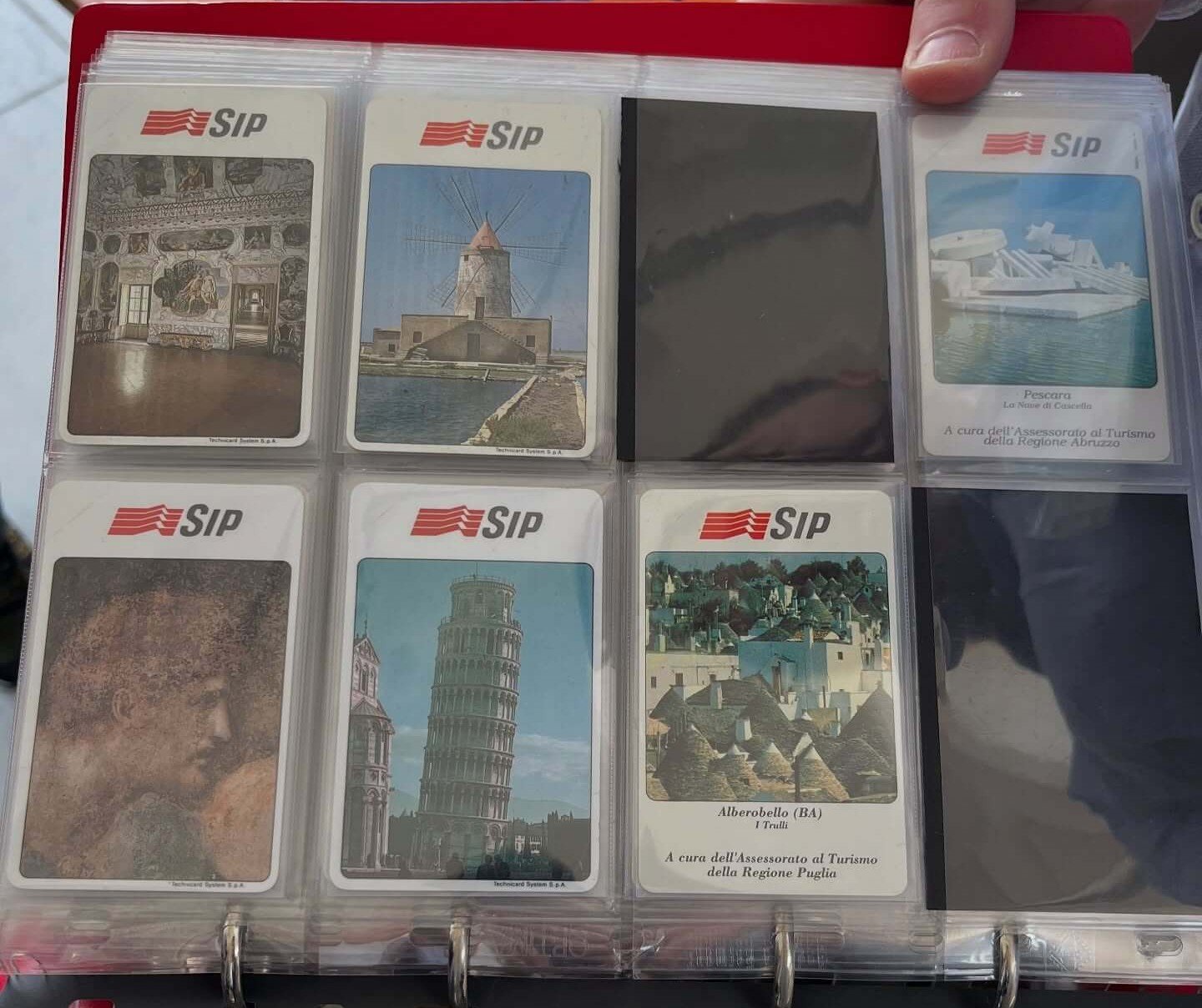 Télécartes SIP rarissimes dans un album de collectionneur – 50e anniversaire télécarte histoire du collectionnisme